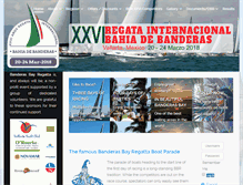 Tablet Screenshot of banderasbayregatta.com